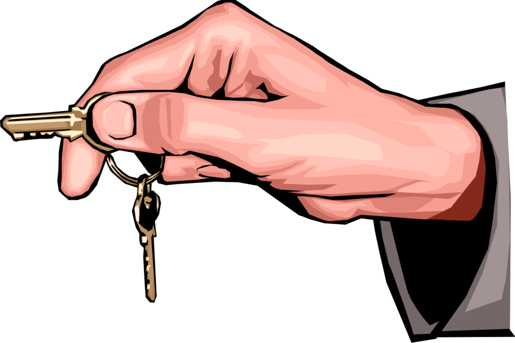 A Hand Holding A Key