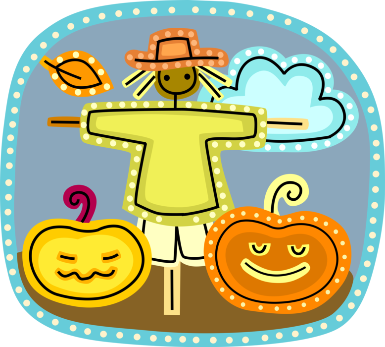 Vector Illustration Of Scarecrow To Frighten Crows - Pennsylvania State Label, Hd Png Download