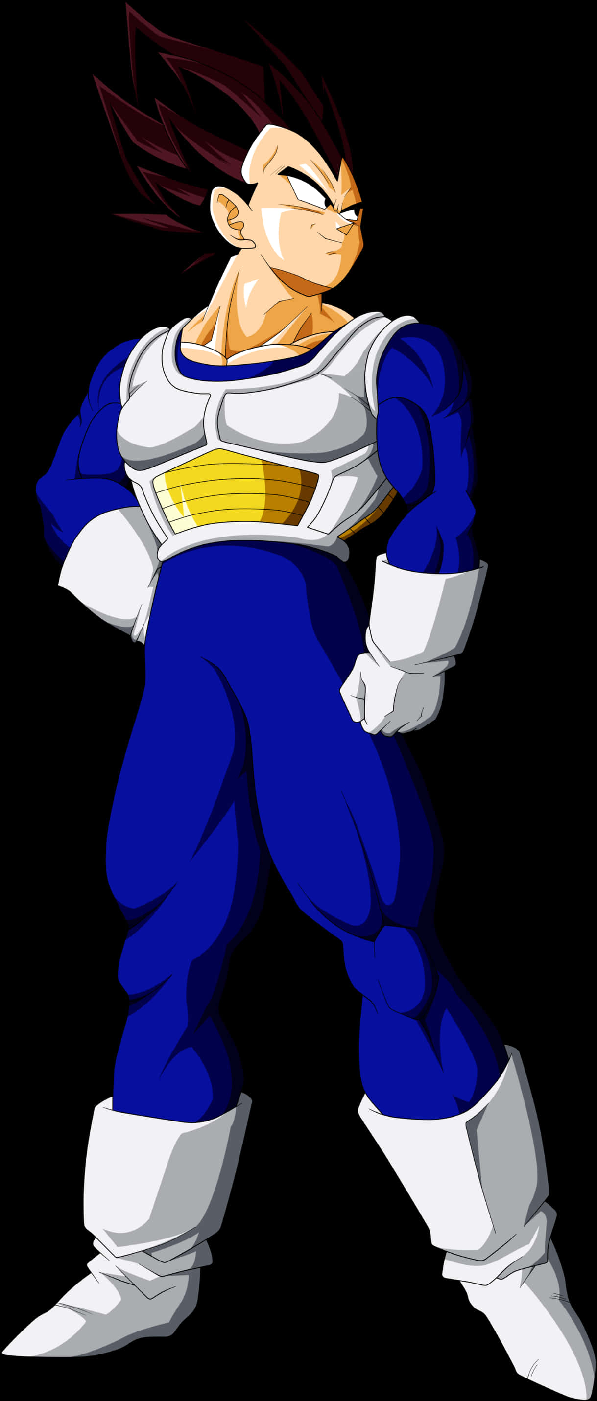 A Cartoon Of A Blue And White Character