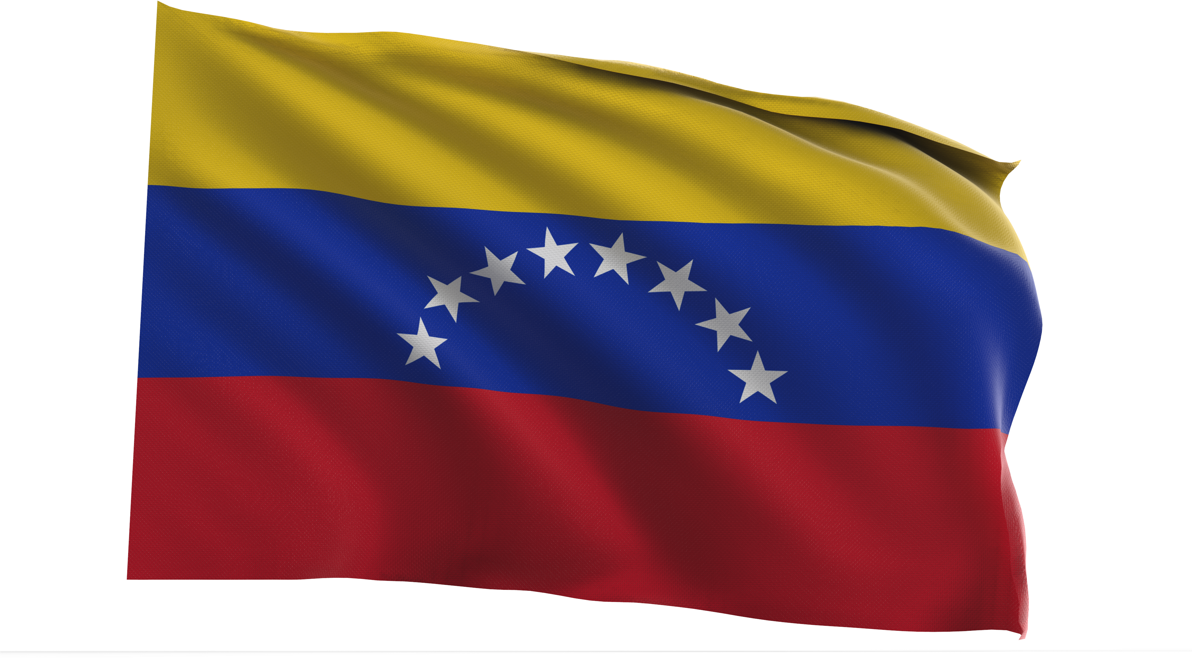 A Flag With A Red Blue And Yellow Flag