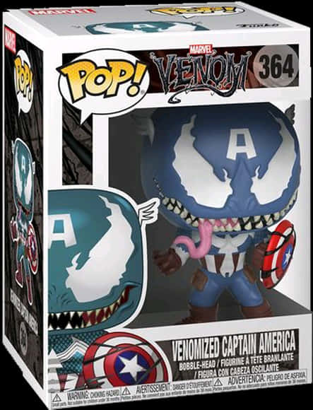 A Pop! Marvel Venom Figure In A Box
