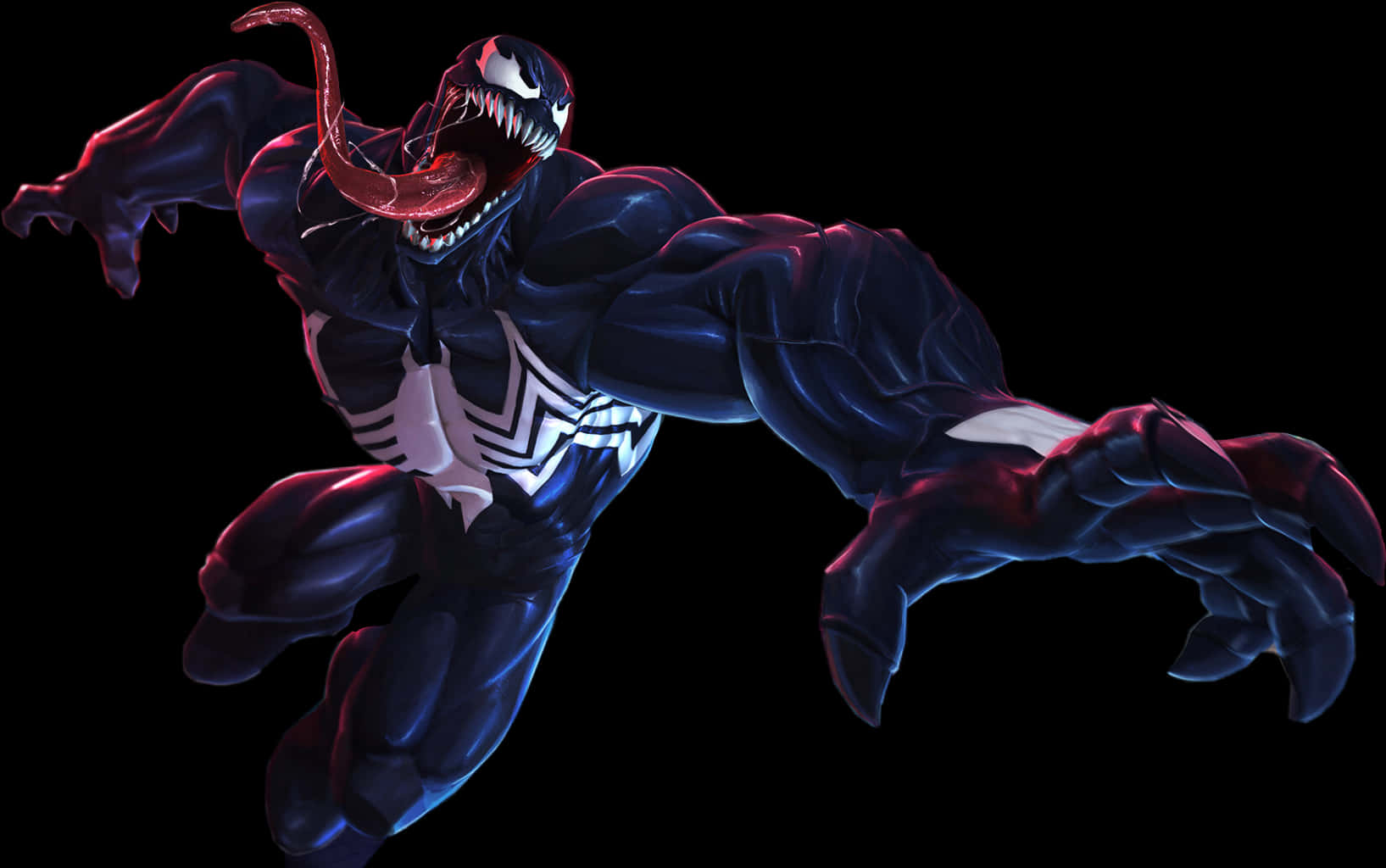 Venom With His Tongue Out