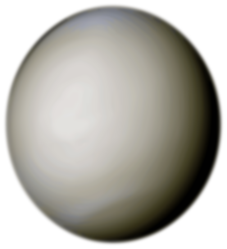 A White Sphere With Black Background