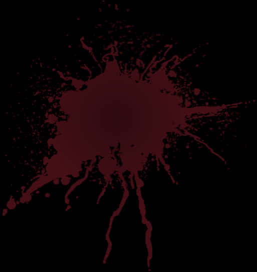 Very Dark Red Blood Splatter