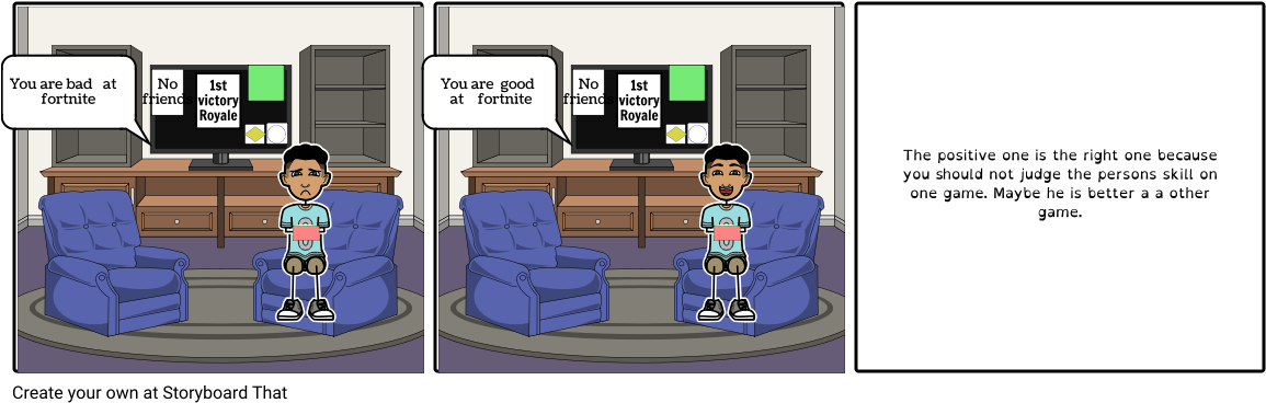 A Cartoon Of A Man Sitting On A Chair In A Living Room