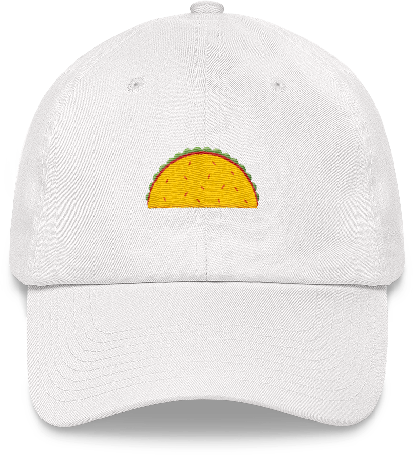 A White Hat With Taco On It