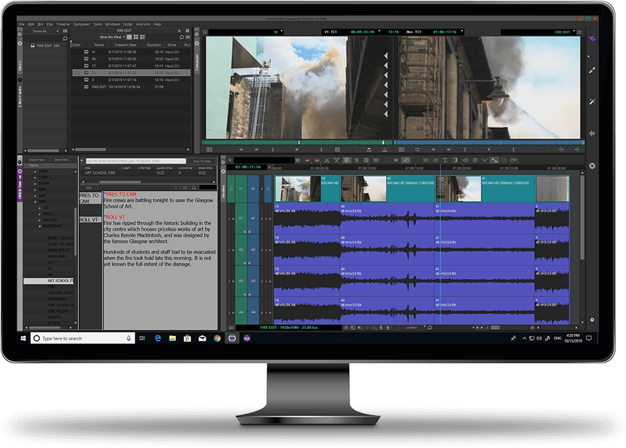 A Computer Screen With A Screenshot Of A Video Editing Program