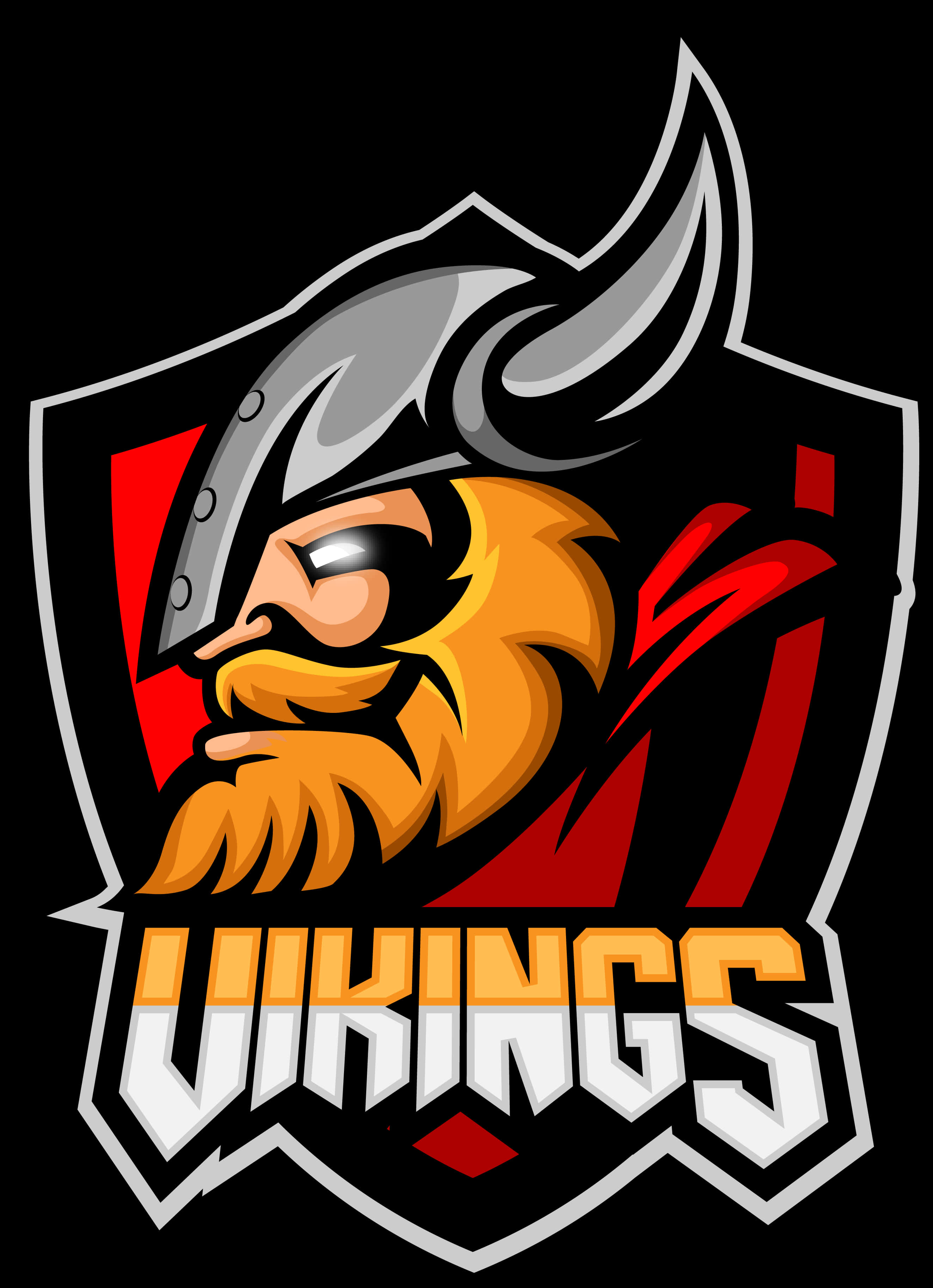 A Logo Of A Viking