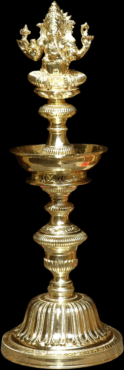 A Gold Colored Metal Object