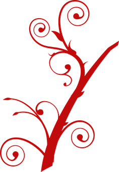 A Red And Black Design