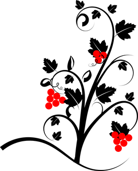 A Group Of Red Circles On A Black Background
