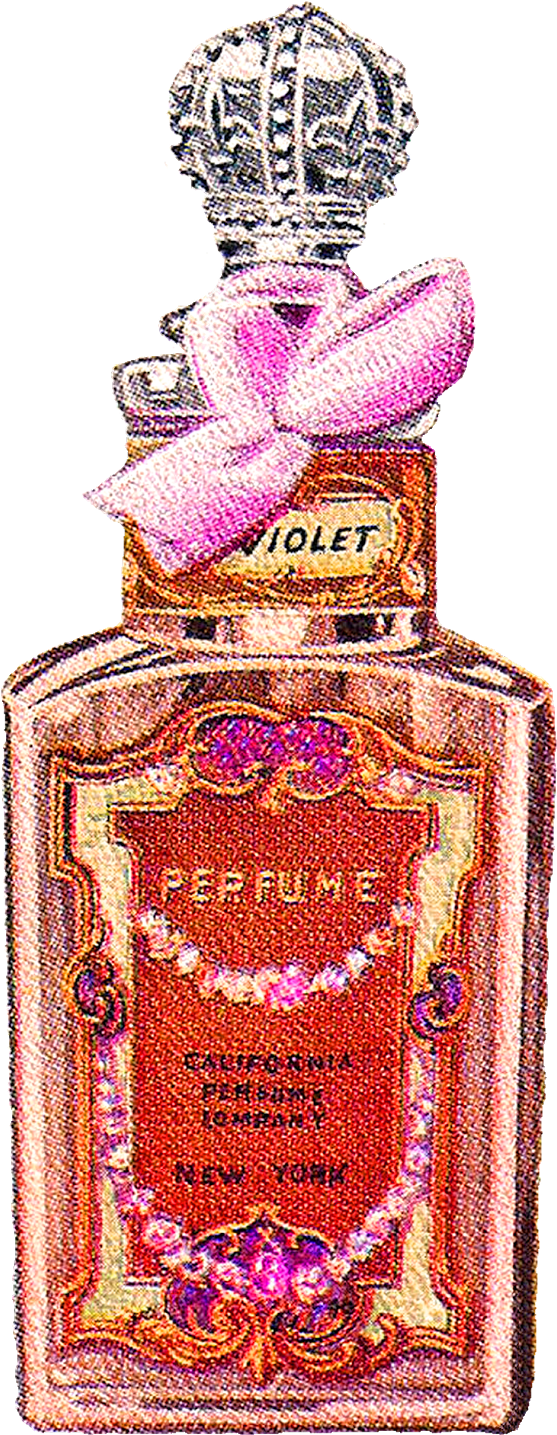 Vintage Beauty Perfume Png, Transparent Png
