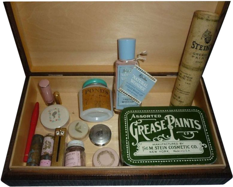 A Box With Various Items In It