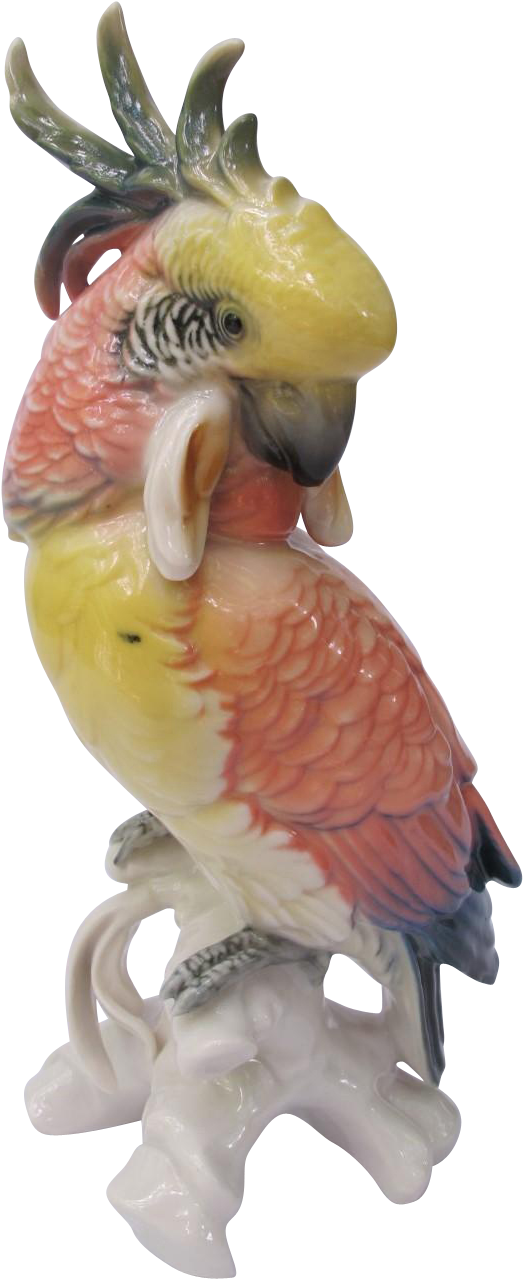 A Statue Of A Parrot