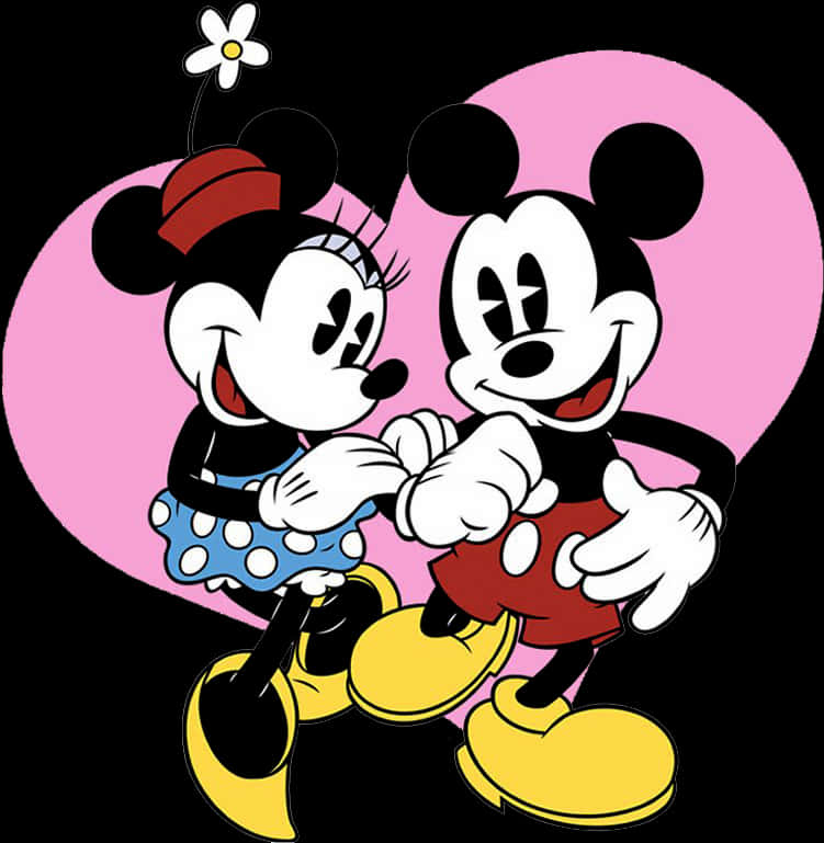 Vintage Mickey And Minnie