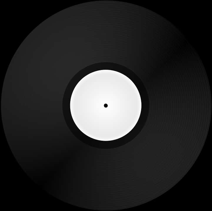 A Black Record With A White Center