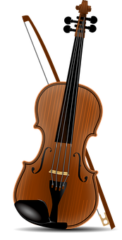 A Close Up Of A Violin