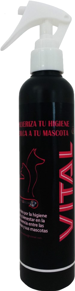 A Black Can With Red Text