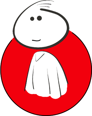 A Cartoon Character In A Red Circle