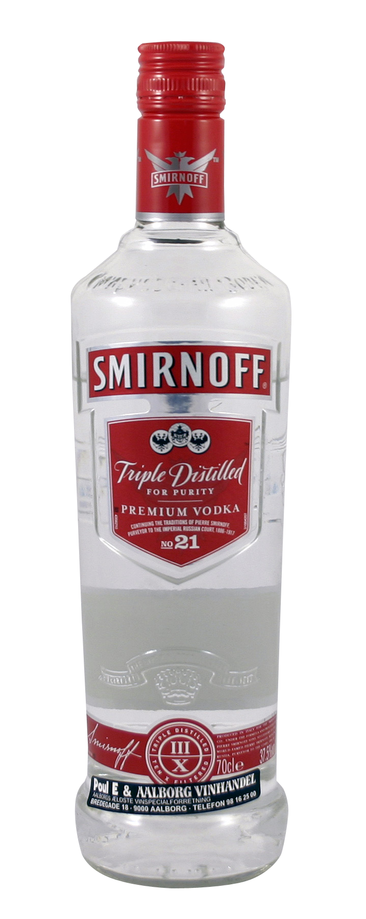 A Clear Bottle Of Vodka