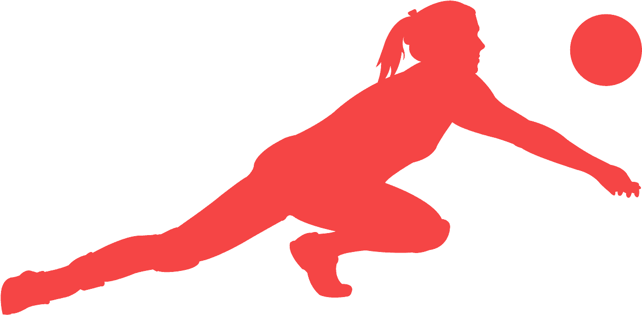 A Silhouette Of A Woman Doing A Lunge