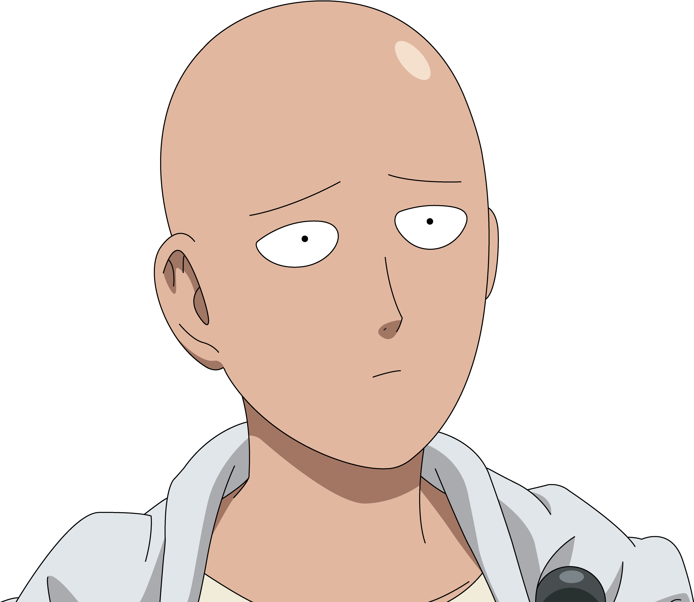 A Cartoon Of A Bald Man