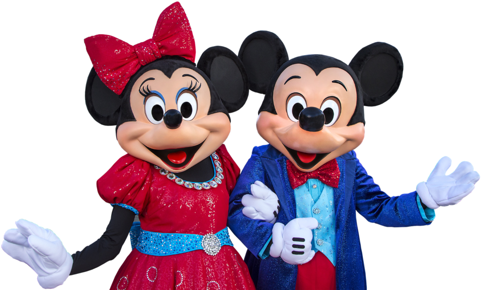 A Couple Of Mickey Mouse Characters