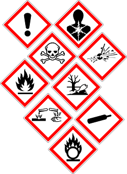 A Group Of Warning Signs