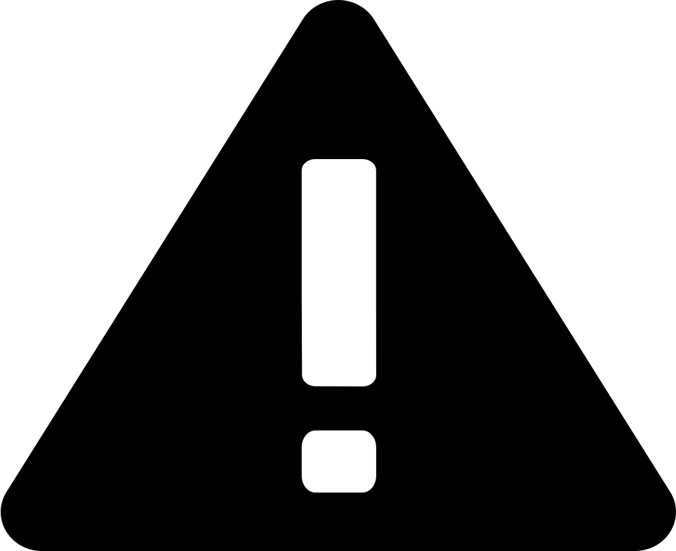 Warning Triangle - Exception Icon Png, Transparent Png
