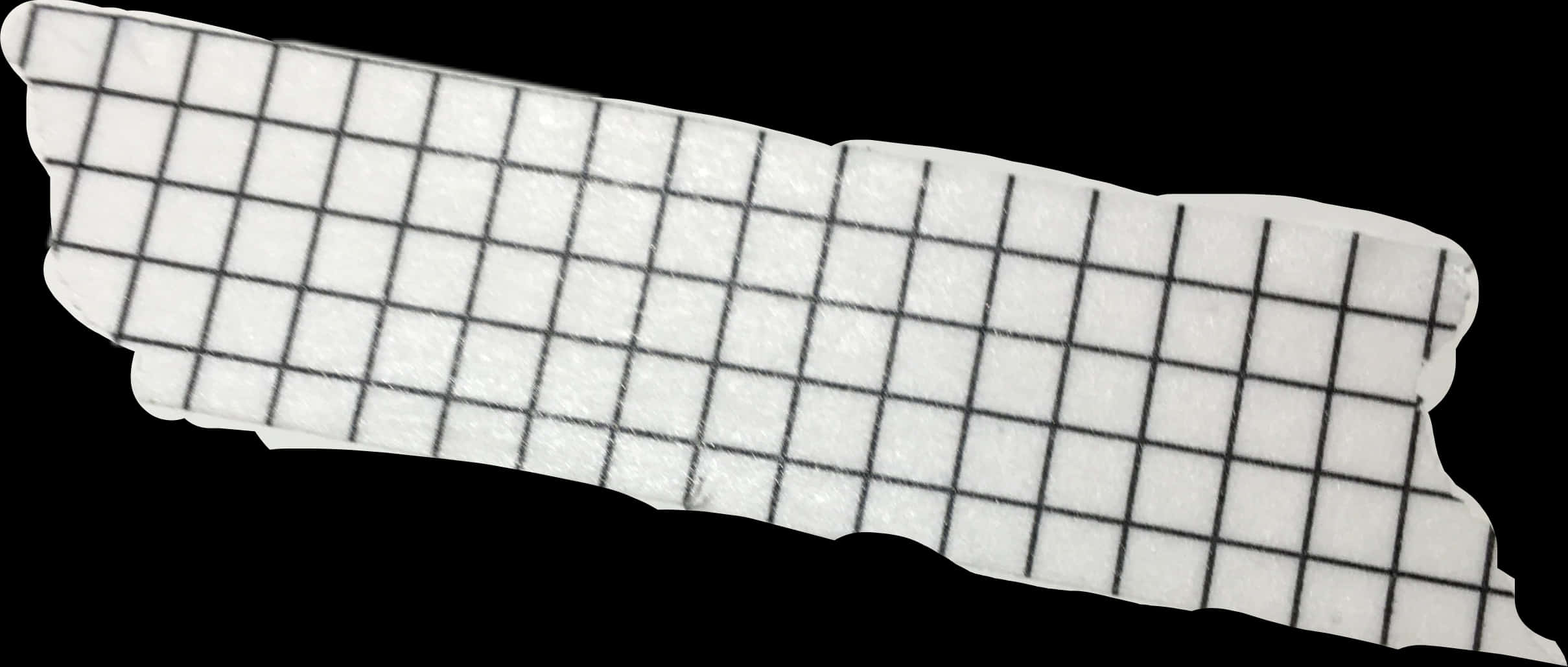 A Piece Of White Paper With Black Grids