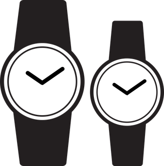 A Black Watch With A Black Background