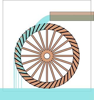 A Wheel With A Circular Design