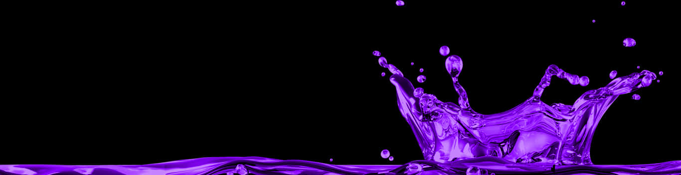 Water Splash Purple