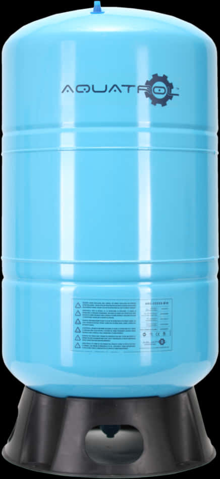 A Blue Barrel With A Black Background
