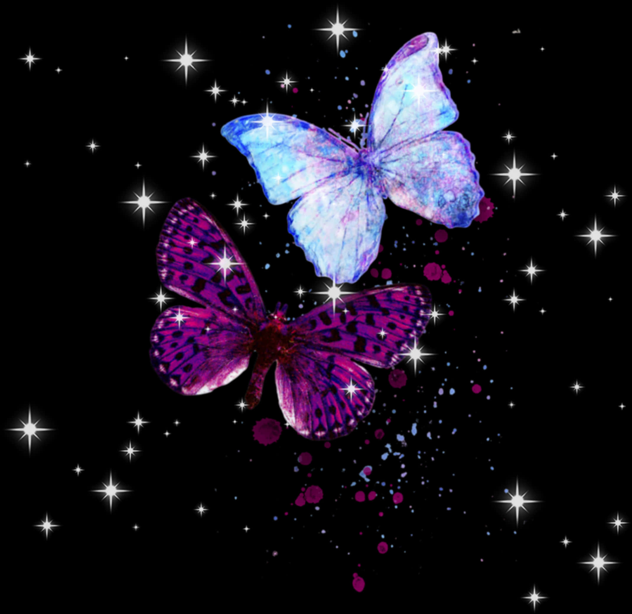 Glittery Mariposas