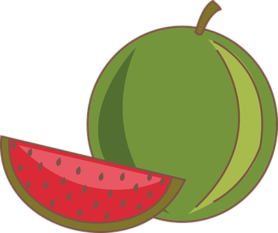 A Green And Red Fruit