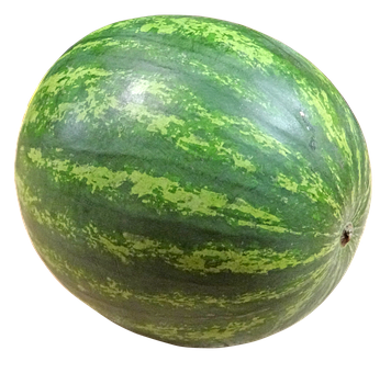 A Watermelon On A Black Background