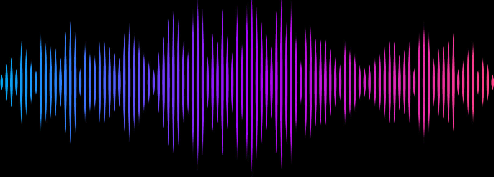 A Purple And Blue Sound Wave