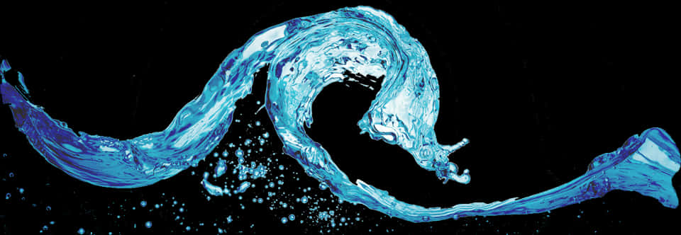 A Close-up Of A Water Swirl