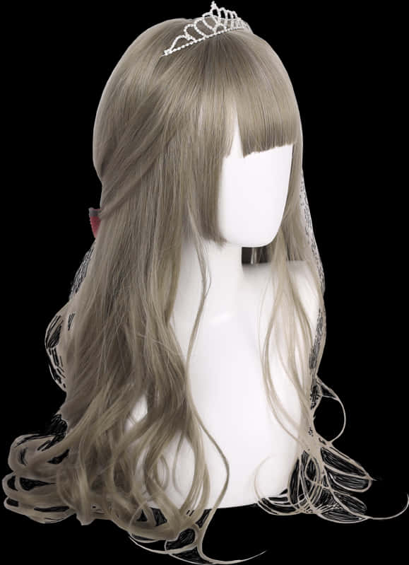 A Mannequin With A Wig