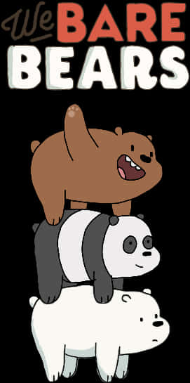 Cartoon Bear Standing On Top Of A Panda
