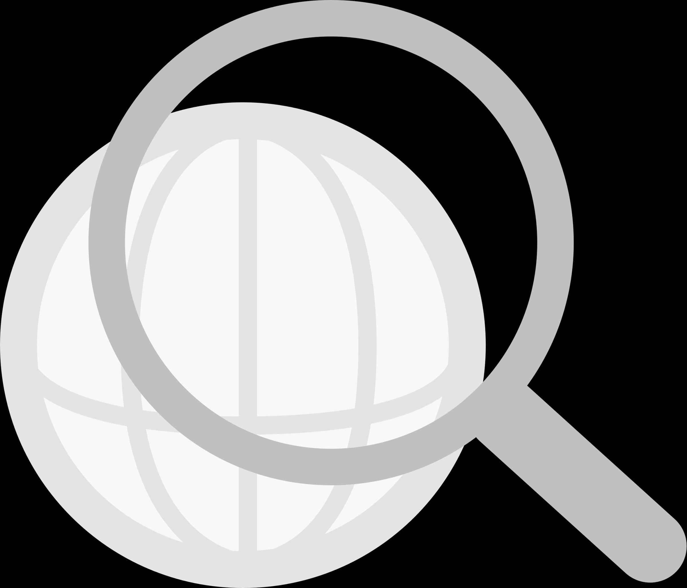 A Magnifying Glass And Globe