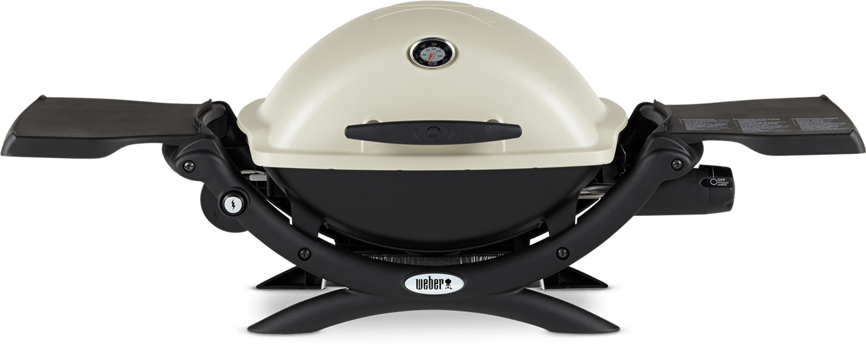 A White And Black Barbecue Grill