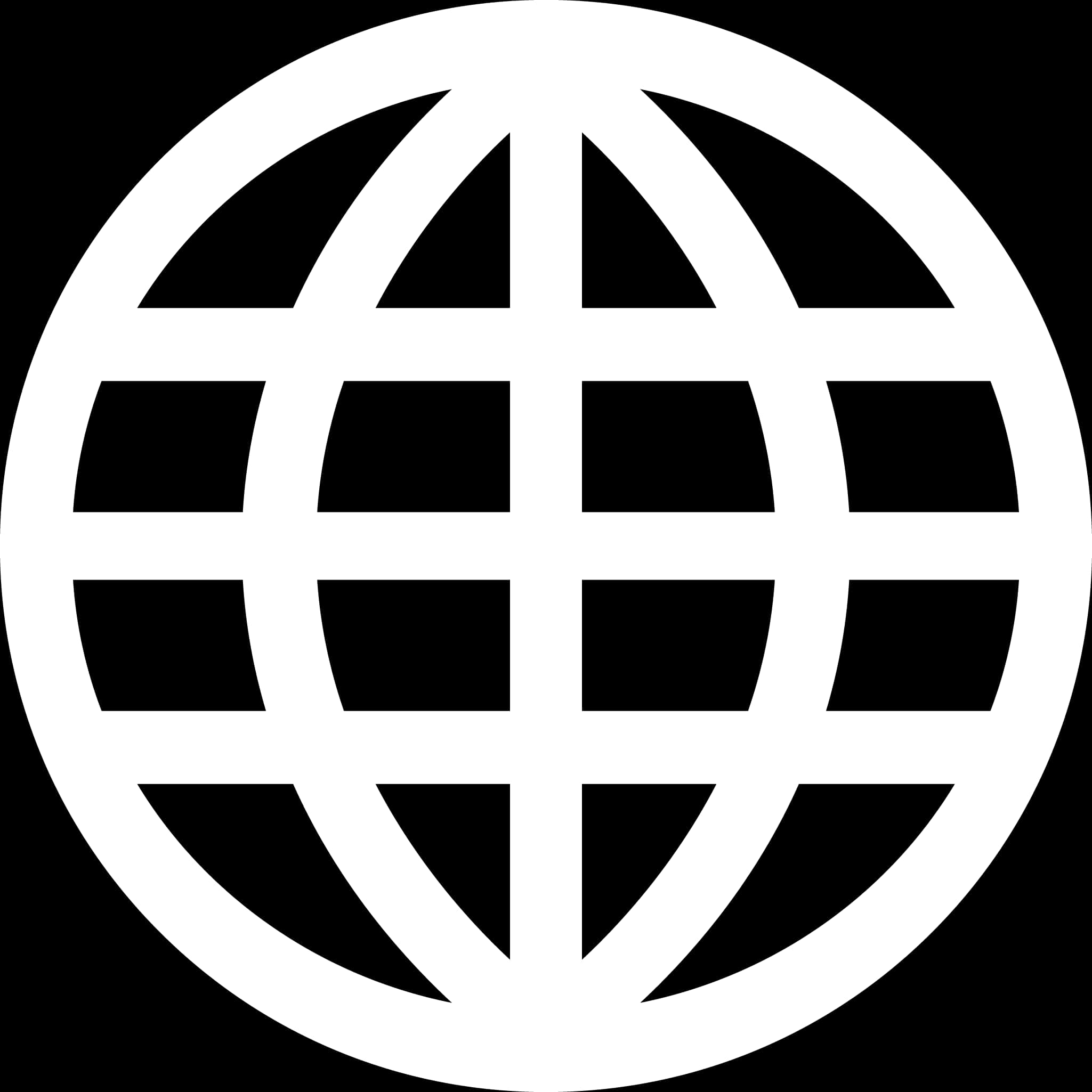 A White Circle With A Grid On It