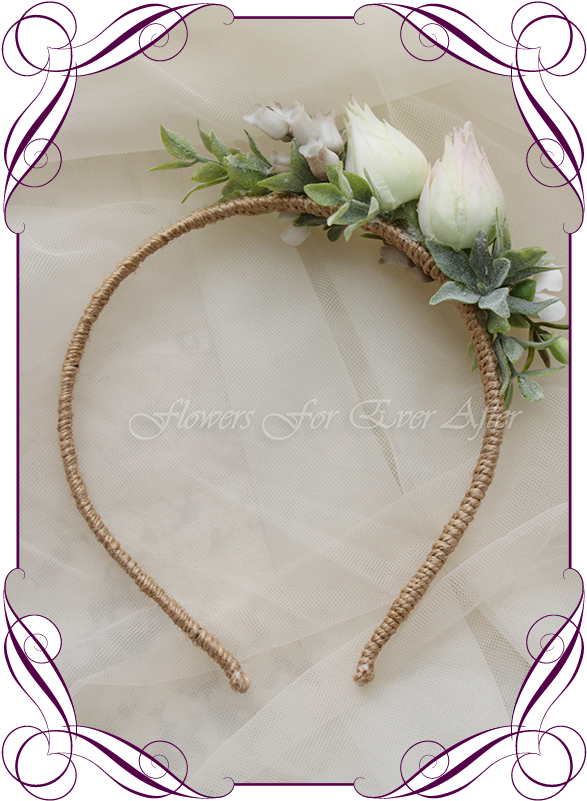 A Headband With Flowers On It