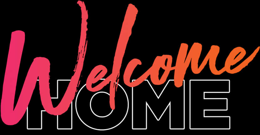 Welcome Home In Different Fonts