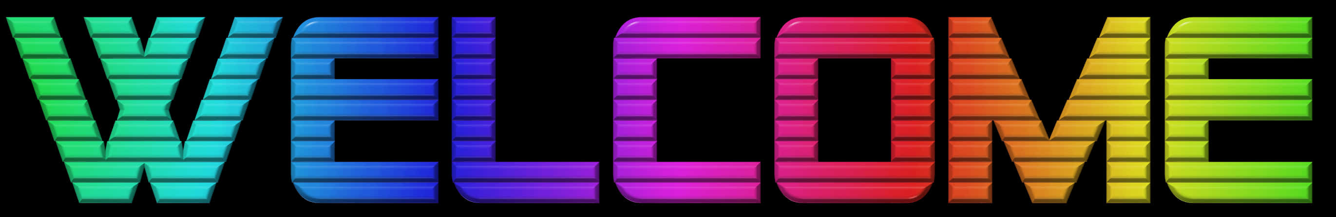 A Purple And Pink Letters
