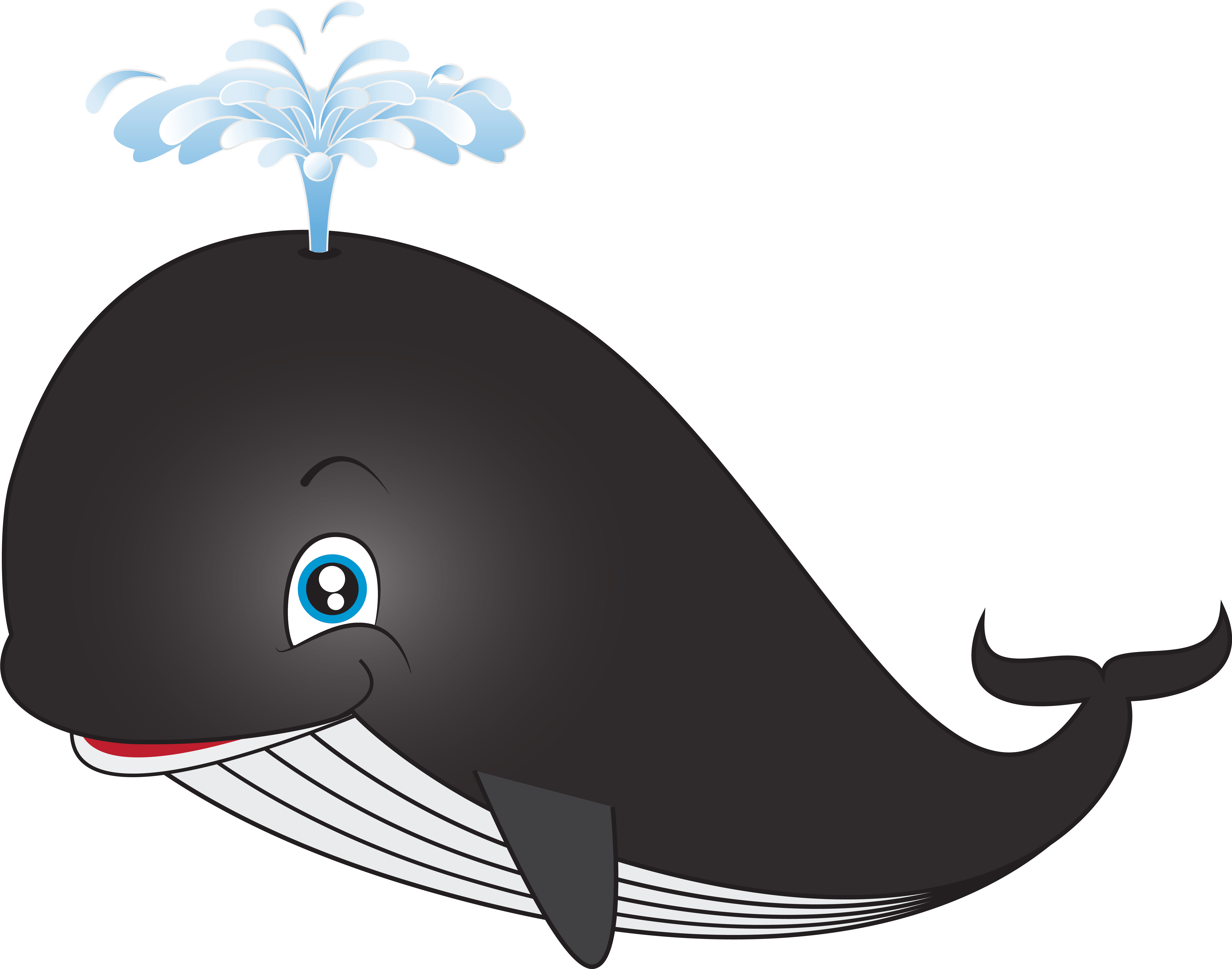 Whale Clipart Png 6116 X 4809