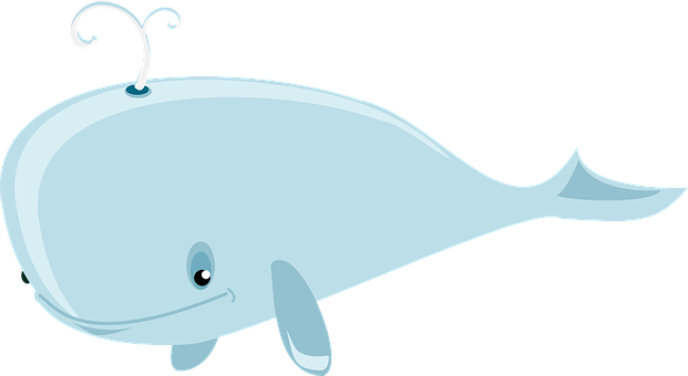 A Cartoon Of A Whale