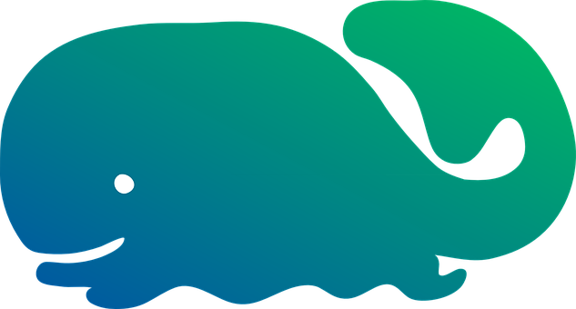 A Blue And Green Whale